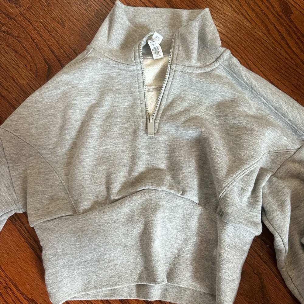 Alo cropped quarter zip